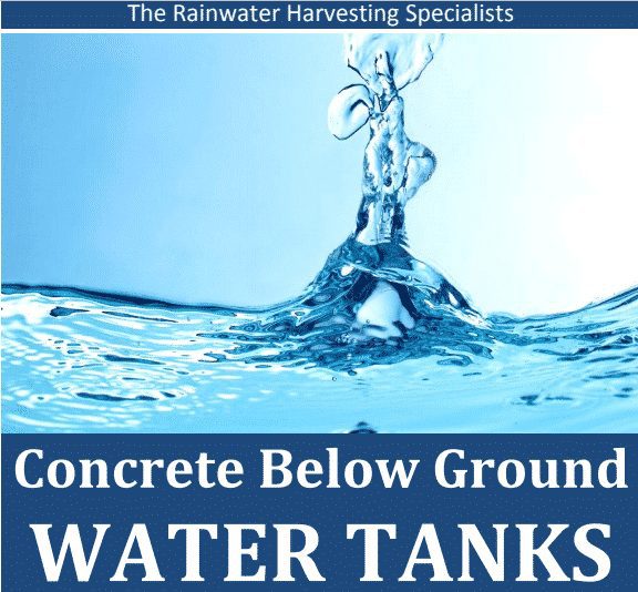 Concrete Below Ground Water Tanks